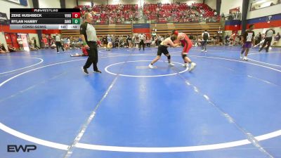 140 lbs Consolation - Zeke Hushbeck, Verdigris vs Rylan Hamby, Sand Springs JH (SS)