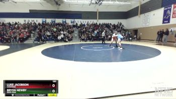 195 lbs Semifinal - Bryon Newby, Deer Park vs Luke Jacobson, Cashmere