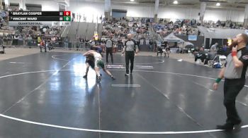 A 157 lbs Quarterfinal - Braylan Cosper, Hixson High School vs Vincent Ward, Greenbrier High School