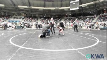 64 lbs Round Of 32 - Langston Douglas, Kiefer Youth Wrestling Club vs Cooper Sullivan, Broken Arrow Wrestling Club
