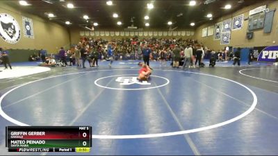 144 lbs Cons. Round 3 - Griffin Gerber, Oakdale vs Mateo Peinado, Santa Maria