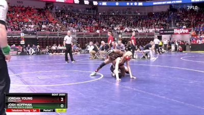 2A-126 lbs Champ. Round 1 - Jordan Young, Charles City vs Josh Hoffman, Sheldon/South O`Brien