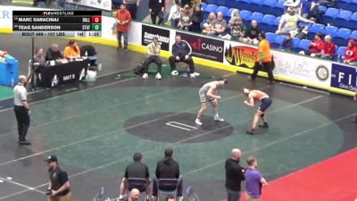 157 lbs Round Of 32 - Marc Saracinaj, Dallas vs Teag Sanderson, State College