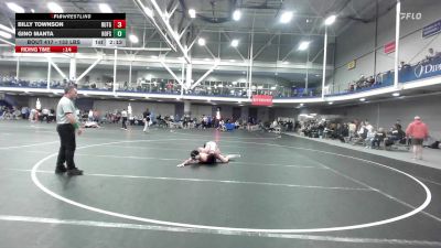 133 lbs Consi Of 16 #1 - Billy Townson, Rutgers - UnAttached vs Gino Manta, Hofstra