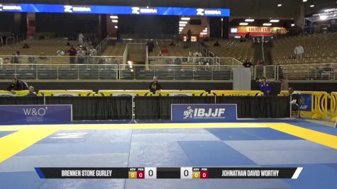 Johnathan David Worthy vs Brennen Stone Gurley 2025 Pan Jiu Jitsu IBJJF Championship