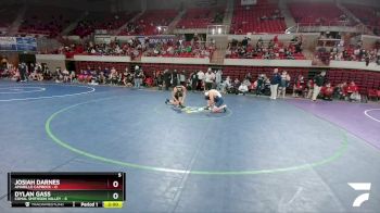 215 lbs Quarters & 1st Wb (16 Team) - Dylan Gass, Comal Smithson Valley vs Josiah Darnes, Amarillo Caprock