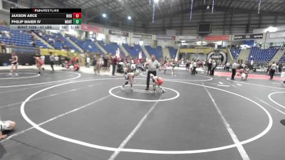 57 lbs Semifinal - Jaxson Arce, Ridge WC vs Philip Maier IV, Montrose Elite
