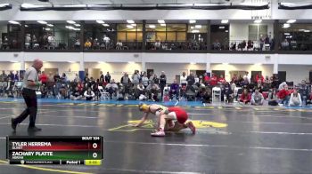 149 lbs Semifinal - Tyler Herrema, Olivet vs Zachary Platte, Adrian