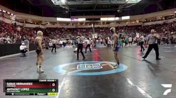 5A 127 lbs Champ. Round 1 - Anthony Lopez, Volcano Vista vs Sabas Hernandez, Carlsbad