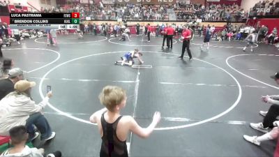 92 lbs Champ. Rd Of 16 - Brendon Collins, Kuna Klub vs Luca Pastrama, Fighting Squirrels Wrestling Club