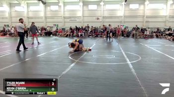 132 lbs Round 4 (8 Team) - Kevin O`Brien, Combat Athletics Black vs Tyler Roark, Kiski Pride