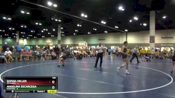 105 lbs Round 5 (6 Team) - Sophia Miller, STL Green vs Angelina Escarcega, Montana