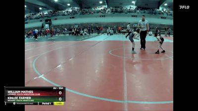 55A Cons. Round 1 - William Mathes, Lathrop Youth Wrestling Club vs Kinlee Farmer, Neosho Youth Wrestling