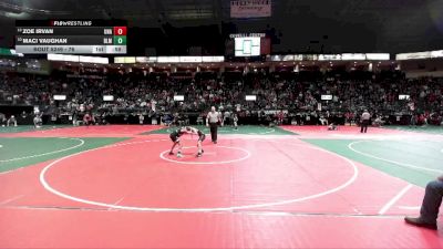 76 lbs Cons. Round 4 - Zoe Irvan, Unattached vs Maci Vaughan, BLM1