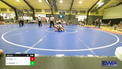 126-132 lbs Rr Rnd 3 - Blake Eads, Unaffiliated vs Kaden Branch, Lebanon Yellowjacket