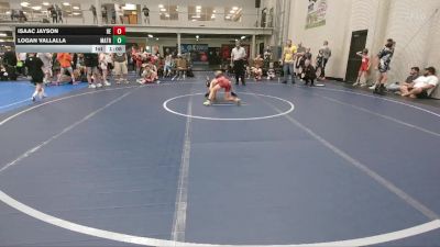 72 lbs Round 4 (6 Team) - Isaac Jayson, Brawler Elite vs Logan Vallalla, Mat Assassins Red