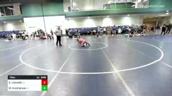 75 lbs Consolation - Evan Lisowski, PA vs Marco Hutcherson, PA