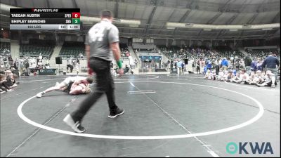 160 lbs Rr Rnd 1 - Taegan Austin, Sperry Wrestling Club vs Shipley Simmons, Shelton Wrestling Academy