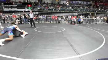 175 lbs Semifinal - Adam Sepulveda, F.l.o.w. vs Matthew Brown, Triumph Trained