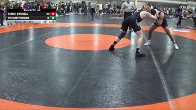 197 lbs Champ. Round 1 - Ethan Farnell, University Of Indianapolis vs Ronnie Thomas, Findlay