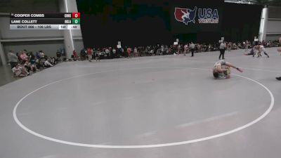 106 lbs Champ. Rd Of 64 - Cooper Combs, Christian Brothers High School Wrestling vs Lane Collett, Oklahoma