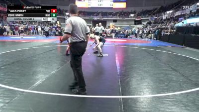 6A 132 lbs Cons. Round 3 - Jack Posey, Pike Road School vs Zeke Smith, Mortimer Jordan HS