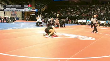 170 Class 1 lbs 1st Place Match - Anna Fischer, Ste. Genevieve vs Lexington Johnson, St. Charles West