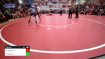 110-120 lbs Rr Rnd 3 - Declan Forrest, Vinita Kids Wrestling vs Porter Chaney, Vinita Kids Wrestling