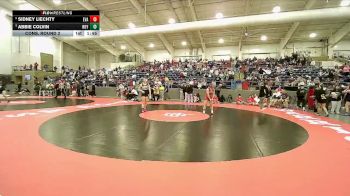 130 lbs Cons. Round 2 - Sidney Liechty, Evanston vs Abbie Colvin, Roy