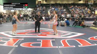 124 lbs Round Of 64 - Addison Hartley, FL vs Kandice Spry, OH