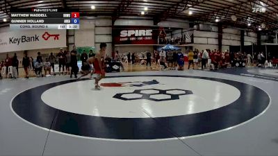 79 kg Cons. Round 6 - Matthew Waddell, Blue & Gold Wrestling Club vs Gunner Holland, Arkansas