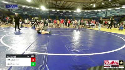 150 lbs Round Of 32 - Myka Love, Sanderson Wrestling Academy vs Cruz Pryor, Young Guns Nashville Wrestling