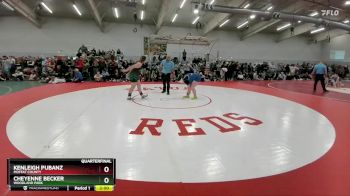 235 lbs Quarterfinal - Kenleigh Pubanz, Moffat County vs Cheyenne Becker, Woodland Park