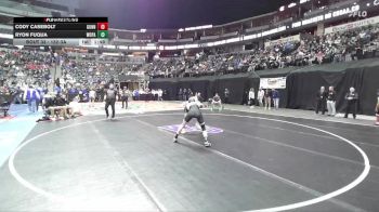 132-3A Champ. Round 1 - Cody Casebolt, Gunnison vs Ryon Fuqua, Woodland Park