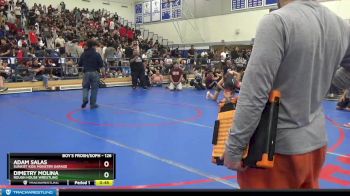 126 lbs 3rd Place Match - Dimetry Molina, Rough House Wrestling vs Adam Salas, Sunkist Kids Monster Garage