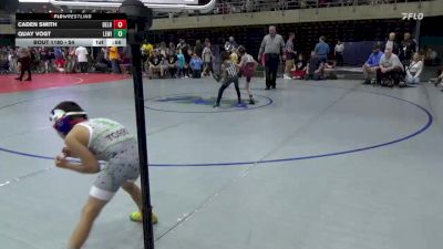 54 lbs Consi Of 8 #2 - Caden Smith, Delhi vs Quay Vogt, Lewistown