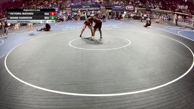 G 185 lbs Semifinal - Iranie Harrison, Brusly Girls vs Victoria Mathieu, Chalmette Girls