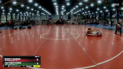 140 lbs Rd# 6- 9:00am Saturday Final Pool - Matthew Kaiser, East Coast Elite vs Emmitt Warren, Oklahoma Elite