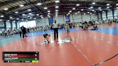 48 lbs Rd# 7- 10:45am Saturday Final Pool - Mason Maher, Florida Elite vs Grady Black, Iowa Black