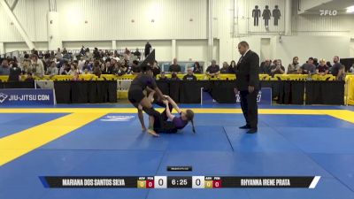 Rhyanna Irene Prata vs Mariana Dos Santos Silva 2025 World IBJJF Jiu-Jitsu No-Gi Championship