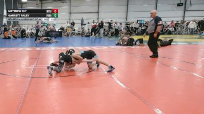 76 lbs Round 5 - 4:00pm Saturday - Garrett Raley, POWA vs Matthew Bly, Mat Assassins
