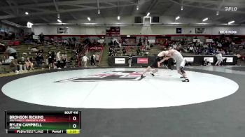141 lbs Cons. Round 3 - Bronson Richins, Southwest Minnesota State vs Rylen Campbell, Ashland
