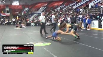 140 lbs Cons. Round 7 - Landon Desselle, Spartan Wrestling Club vs Luke Belcher, Unaffiliated