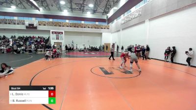 190 lbs Round Of 16 - Luke Donis, Milford vs Brian Russell, Plymouth North