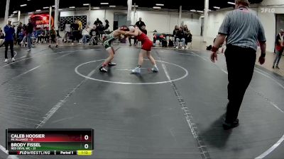 88 lbs Semis (4 Team) - Caleb Hoosier, PA Alliance vs Brody Fissel, Red Devil WC