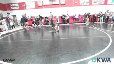 70-75 lbs Rr Rnd 2 - Layla Waldeck, Salina Wrestling Club vs Savannah Hale, Jay Wrestling Club