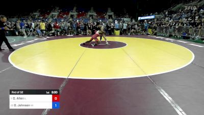 138 lbs Rnd Of 32 - Donavon Allen, IL vs Dawson Johnson, WI