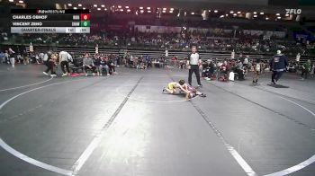 53 lbs Quarterfinal - Charles Obhof, Ridgewood vs Vincent Zeno, Shawnee