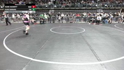 105 lbs Quarterfinal - Kane Hagerty, Washington Twp vs Ilias Daraku, Jersey 74