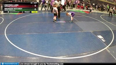 Cons. Round 3 - Bronson McCurdy, Uintah Wrestling vs Croyden Laird, Southern Utah Elite